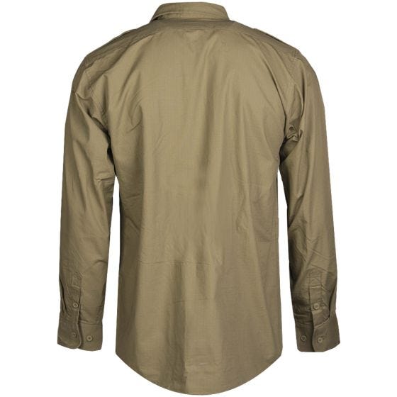 Mil-Tec RipStop Langärmliges Hemd Coyote