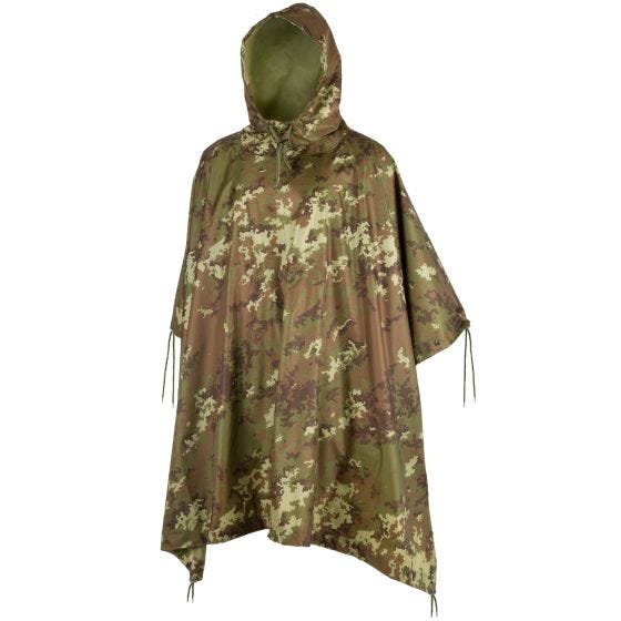 Wasserdichter Poncho Ripstop Vegetato Woodland