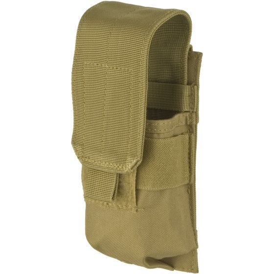 Mil-Tec M4/M16 Einzel-Magazintasche mit MOLLE-Befestigungssystem Coyote