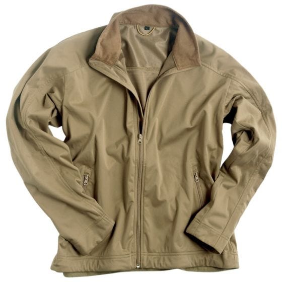 Mil-Tec Leichte Softshell-Jacke Coyote