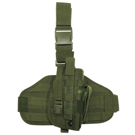 MFH Taktisches Beinholster MOLLE-Befestigungssystem Oliv