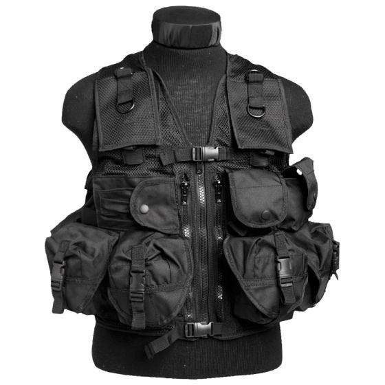 Mil-Tec Ultimate Einsatzweste Schwarz