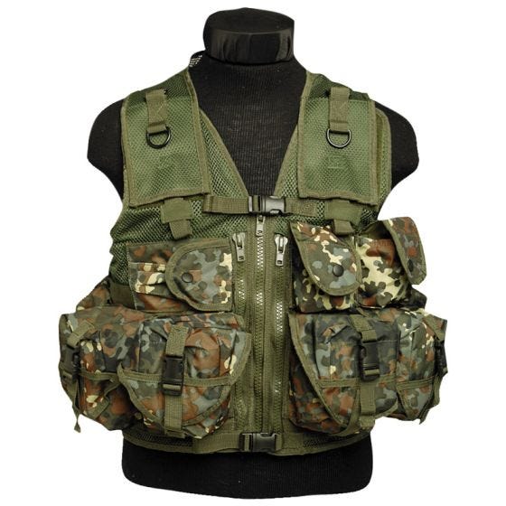Mil-Tec Ultimate Einsatzweste Flecktarn