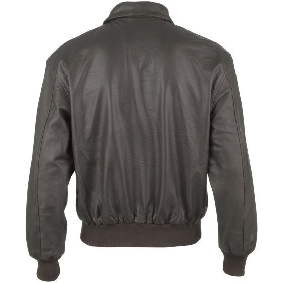 Mil-Tec A-2 Fliegerjacke Leder Braun