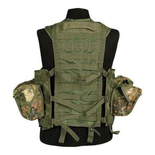 Mil-Tec Modular System Taktische Weste Flecktarn