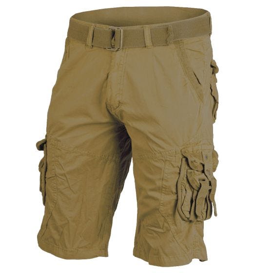 Mil-Tec Vintage Survival Shorts Prewashed Coyote