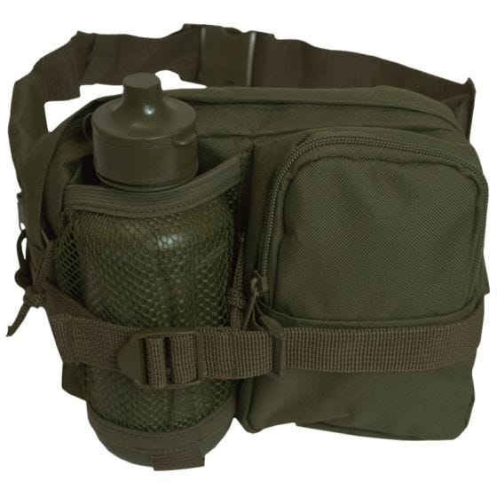 Mil-Tec Gürteltasche mit Feldflasche Oliv