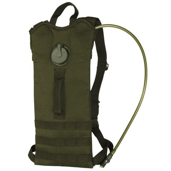 Mil-Tec Basic Trinkrucksack mit MOLLE-Aufnahmeschlaufen Oliv