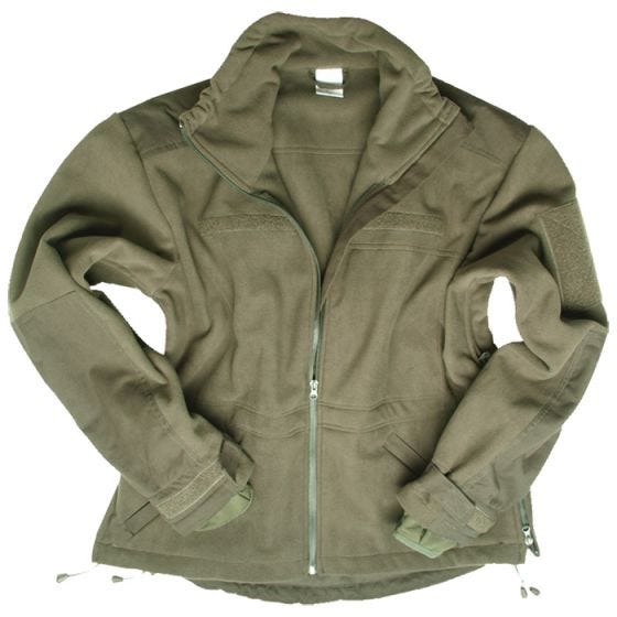 Mil-Tec Winddichte Fleece-Jacke Oliv