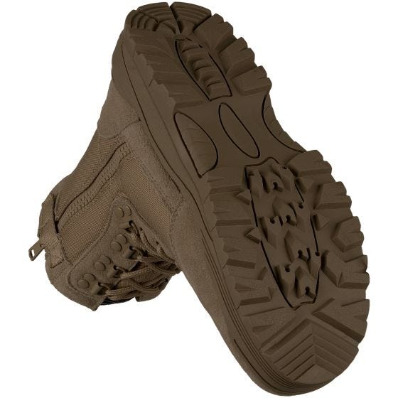 Mil-Tec Taktische Stiefel mit seitlichem Reißverschluss Braun