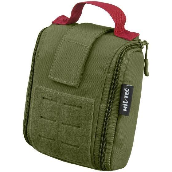 Mil-Tec IFAK-Tasche für Erste-Hilfe-Ausrüstung lasergeschnitten Olivgrün