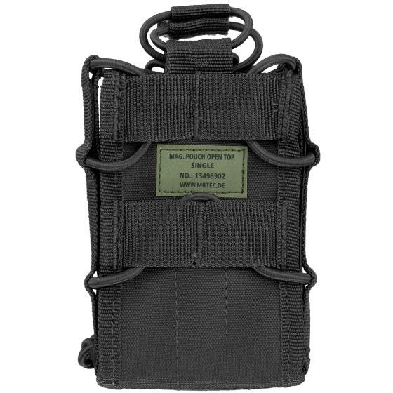 Mil-Tec Oben offene Einzel-Magazintasche Schwarz