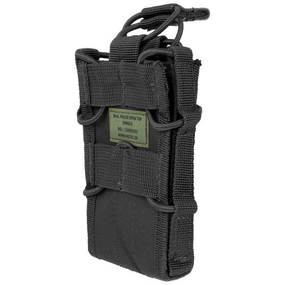 Mil-Tec Oben offene Einzel-Magazintasche Schwarz