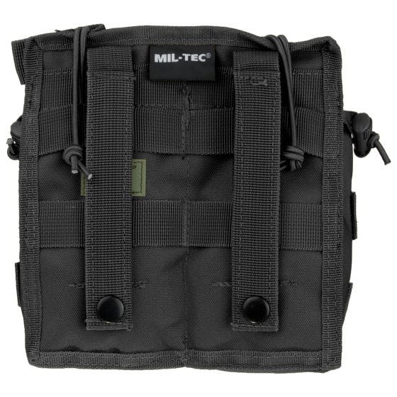 Mil-Tec Oben offene Doppel-Magazintasche Schwarz