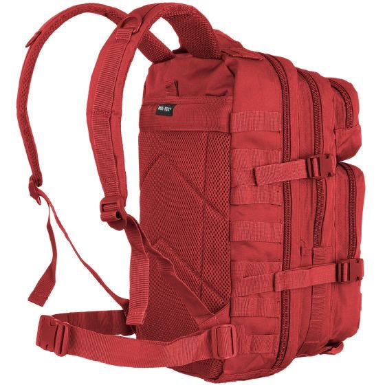 Mil-Tec US Assault Pack Small Einsatzrucksack mit MOLLE-Befestigungssystem Rot