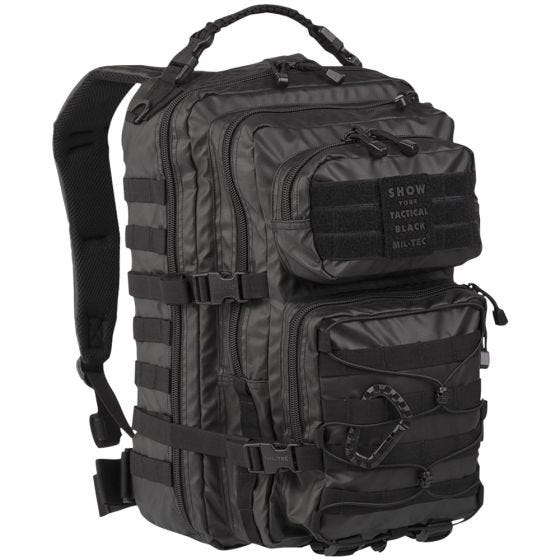 Mil-Tec US Assault Pack Einsatzrucksack Groß Tactical Black