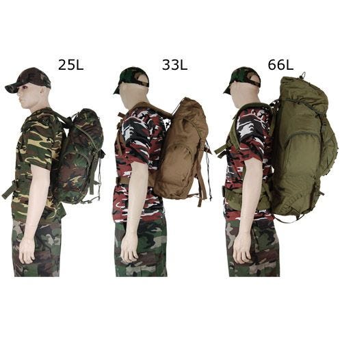 Highlander Forces Loader Rucksack 66 L - Oliv