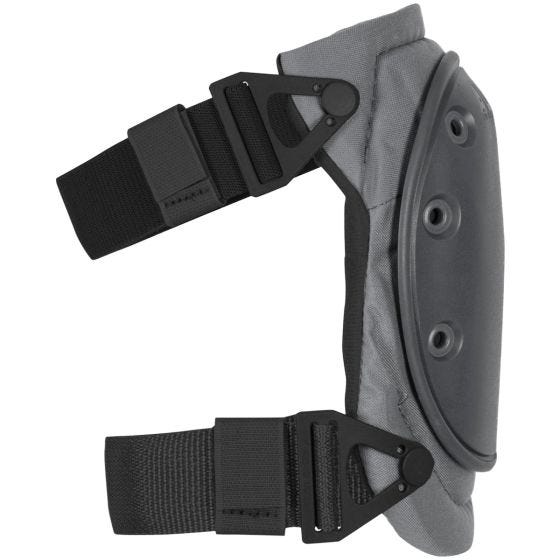 Alta Industries AltaFLEX Knieschützer mit extra robusten Kappen und AltaLOK-Verschlusssystem Grau