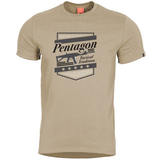 Pentagon Ageron T-Shirt mit ACR-Motiv Khaki