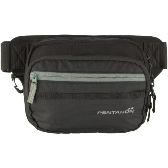 Pentagon Runner Verdeckte Gürteltasche Schwarz