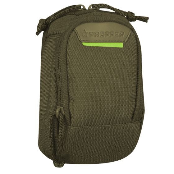 Propper Tasche für kleine Elektrogeräte mit zwei Fächern MOLLE-kompatibel 7 x 4“ Olivgrün