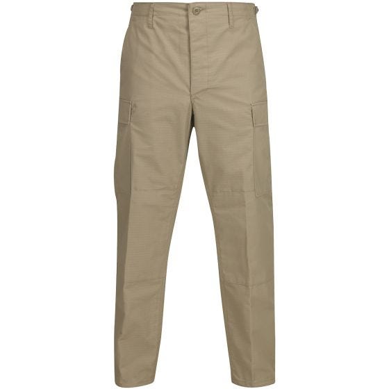 Propper BDU Hose mit Knopfverschluss aus Baumwoll-Polyester-Ripstop Khaki