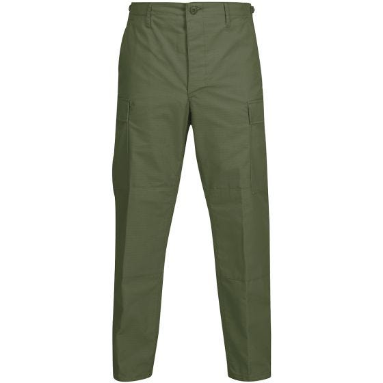 Propper BDU Hose mit Knopfverschluss aus Baumwoll-Polyester-Ripstop Olive Green