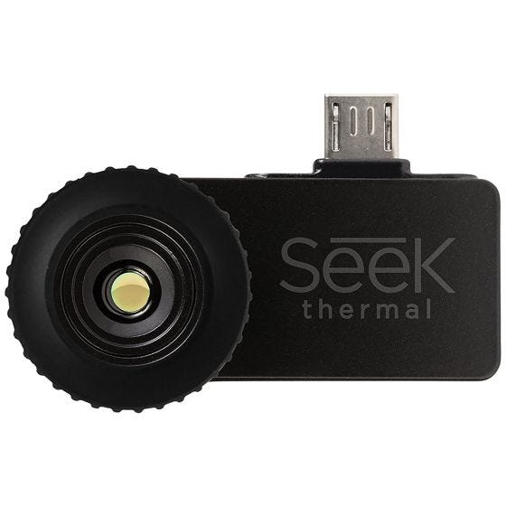 Seek Thermal Compact Wärmebildkamera für Android Schwarz