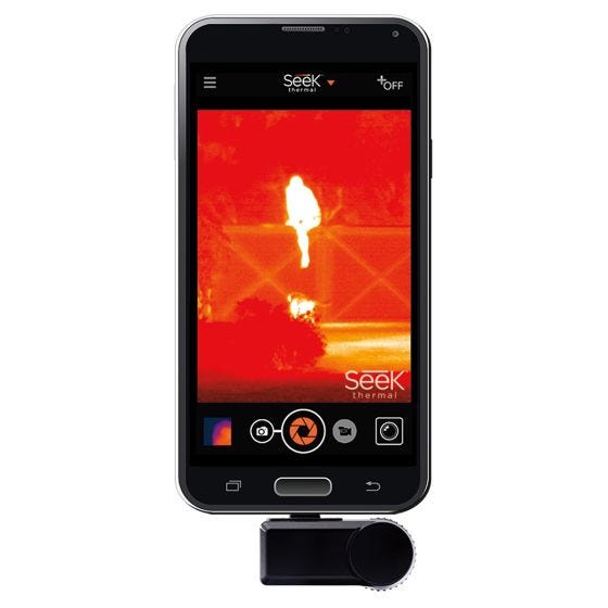Seek Thermal Compact Wärmebildkamera für Android Schwarz