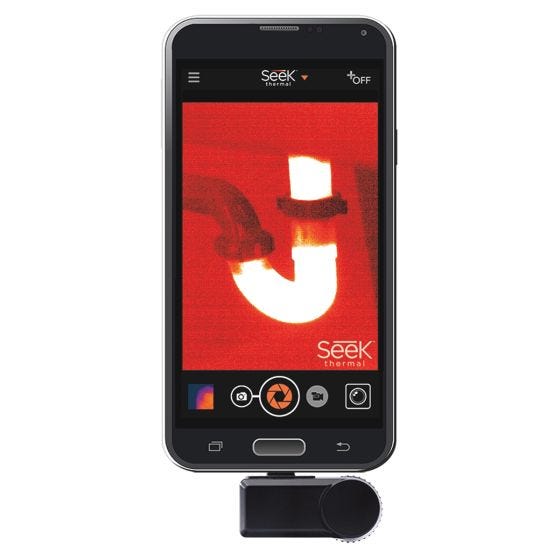 Seek Thermal Compact Wärmebildkamera für Android Schwarz