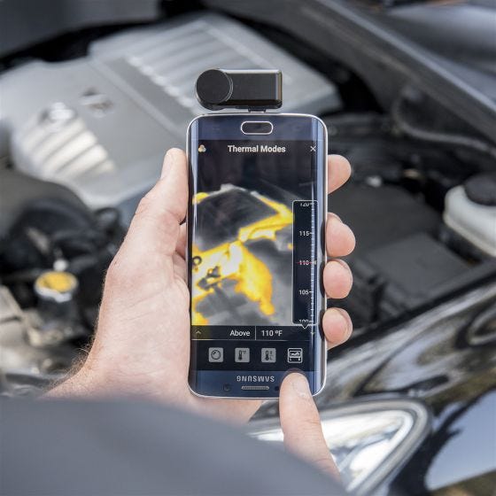 Seek Thermal Compact Wärmebildkamera für Android Schwarz