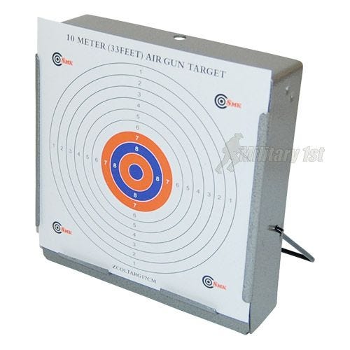 SMK Zielscheibenhalter mit Kugelfang 17 x 17 cm