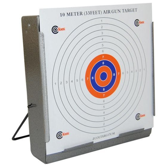 SMK Zielscheibenhalter mit Kugelfang 17 x 17 cm