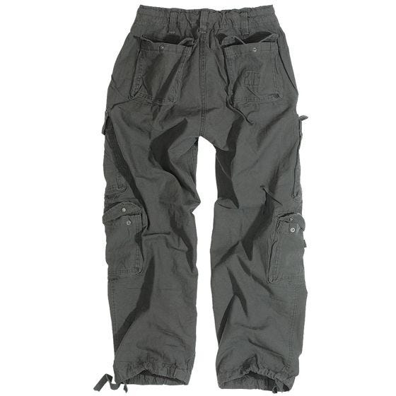 Surplus Airborne Hose im Vintage-Stil Schwarz