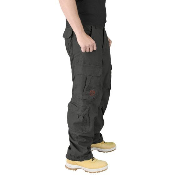Surplus Airborne Hose im Vintage-Stil Schwarz