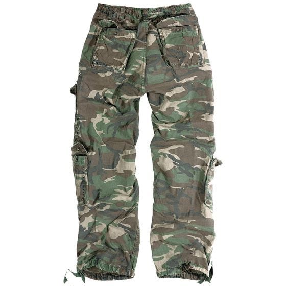 Surplus Airborne Hose im Vintage-Stil Woodland