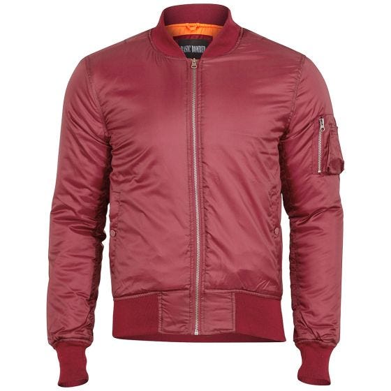 Surplus Basic Bomberjacke Bordeauxrot