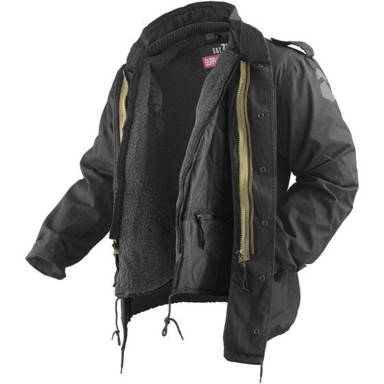 Surplus M65 Regiment Jacke Schwarz