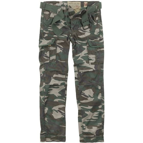 Surplus Premium Slimmy Hose Woodland verwaschen