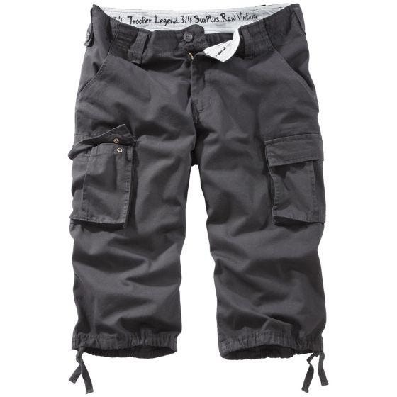 Surplus Trooper Legend 3/4-Hose Schwarz verwaschen