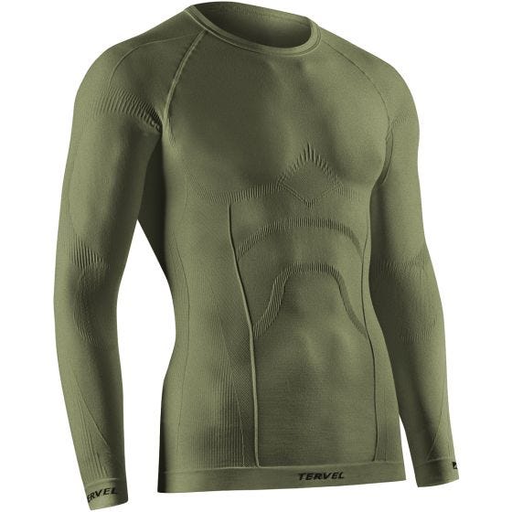 Tervel Comfortline Langärmliges Herren-Unterhemd Military