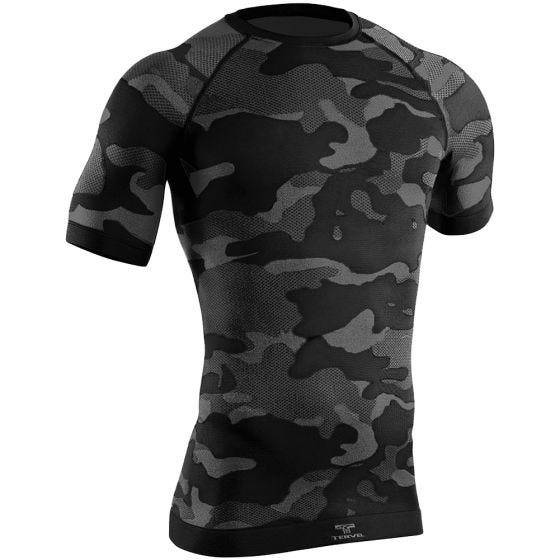 Tervel Optiline Light Taktisches Kurzarm-Shirt Schwarz/Grau