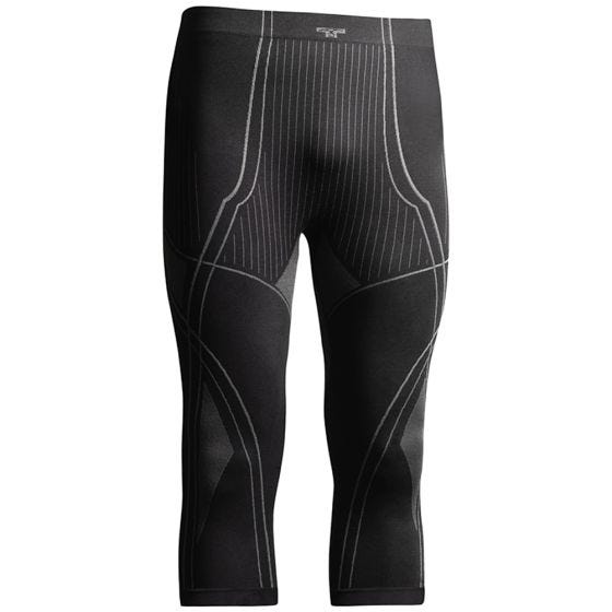 Tervel Optiline Lange Unterhose mit 3/4-Beinen Schwarz