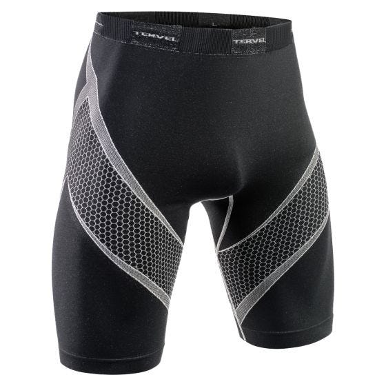 Tervel Optiline Sport-Shorts Schwarz / Hellgrau