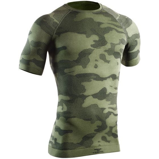Tervel Optiline Taktisches Kurzarm-Shirt Military/Grau