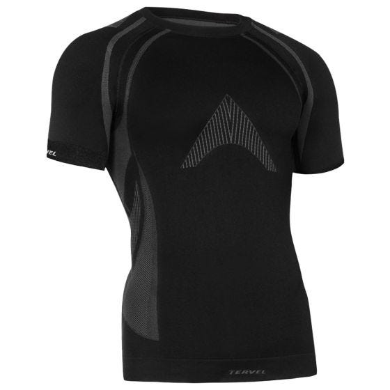 Tervel Optiline MOD-02 Kurzarm-Shirt Schwarz / Grau