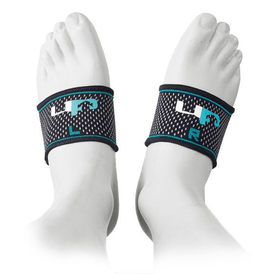 Ultimate Performance Elastische Fußgewölbe-Bandagen Schwarz