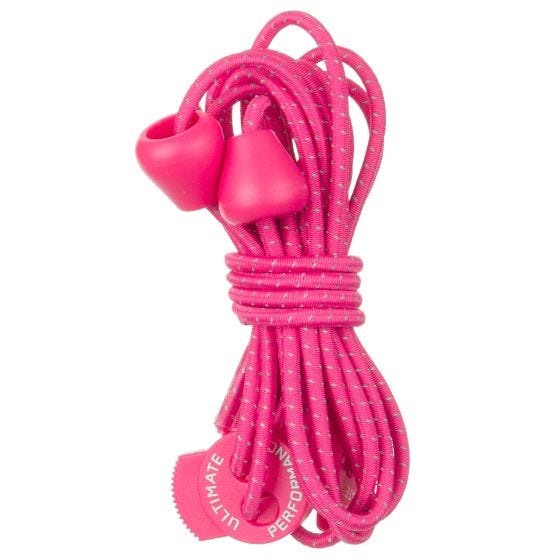 Ultimate Performance Reflektierende elastische Schnürsenkel Hot Pink