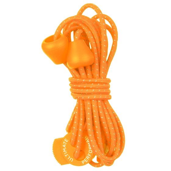 Ultimate Performance Reflektierende elastische Schnürsenkel Orange