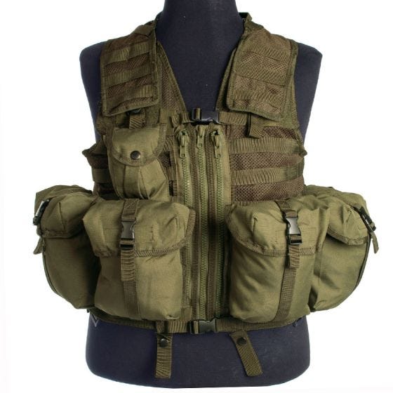 Mil-Tec Modular System Taktische Weste Oliv